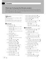 Предварительный просмотр 2 страницы Pioneer Super Tuner IIID AVIC-X710BT Operation Manual