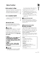 Preview for 3 page of Pioneer SUPER TUNER IIID DEH-1900MP Operation Manual