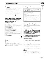 Preview for 7 page of Pioneer Super Tuner IIID DEH-4250SD Operation Manual