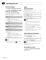 Preview for 10 page of Pioneer Super Tuner IIID DEH-4250SD Operation Manual