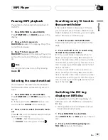 Preview for 23 page of Pioneer Super Tuner IIID DEH-P450MP Operation Manual