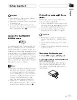 Preview for 7 page of Pioneer Super Tuner IIID DEH-P480MP Operation Manual