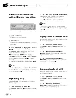 Preview for 16 page of Pioneer Super Tuner IIID DEH-P480MP Operation Manual