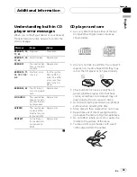 Preview for 43 page of Pioneer Super Tuner IIID DEH-P480MP Operation Manual