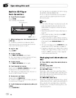 Предварительный просмотр 14 страницы Pioneer Super Tuner IIID DEH-P5000UB Operation Manual