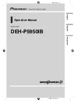 Preview for 1 page of Pioneer Super Tuner IIID DEH-P5950IB Operation Manual