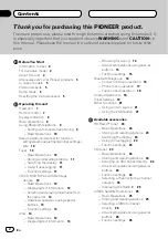 Preview for 2 page of Pioneer Super Tuner IIID DEH-P6200BT Operation Manual