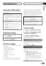 Preview for 11 page of Pioneer Super Tuner IIID DEH-P6200BT Operation Manual