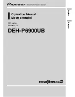 Pioneer Super Tuner IIID DEH-P6900UB Operation Manual preview