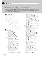 Предварительный просмотр 2 страницы Pioneer Super Tuner IIID DEH-P6900UB Operation Manual