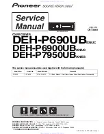 Pioneer Super Tuner IIID DEH-P6900UB Service Manual preview