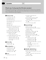 Preview for 2 page of Pioneer Super Tuner IIID+ DEH-P800PRS Operation Manual