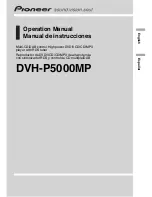 Pioneer Super Tuner IIID DVH-P5000MP Operation Manual preview