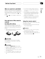 Preview for 9 page of Pioneer Super Tuner IIID DVH-P5000MP Operation Manual