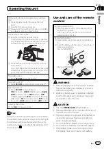 Preview for 11 page of Pioneer Super Tuner IIID MVH-P8200 Operation Manual