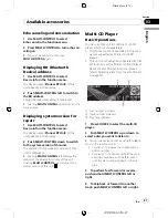 Предварительный просмотр 47 страницы Pioneer SUPER TUNERIII D DEH-P7950UB Operation Manual