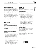 Preview for 5 page of Pioneer SUPER TUNERIII D DEH-P8650MP Operation Manual