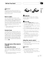 Preview for 7 page of Pioneer SUPER TUNERIII D DEH-P8650MP Operation Manual