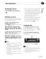 Предварительный просмотр 11 страницы Pioneer SUPER TUNERIII D DEH-P8650MP Operation Manual