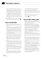 Предварительный просмотр 146 страницы Pioneer SUPER TUNERIII D DEH-P8650MP Operation Manual