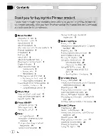 Preview for 2 page of Pioneer SUPER TUNERIII DEH-P8500MP Operation Manual