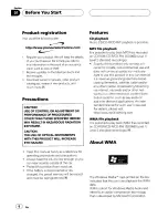 Preview for 6 page of Pioneer SUPER TUNERIII DEH-P8500MP Operation Manual