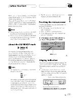 Preview for 7 page of Pioneer SUPER TUNERIII DEH-P8500MP Operation Manual