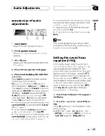 Preview for 33 page of Pioneer SUPER TUNERIII DEH-P8500MP Operation Manual