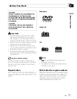 Preview for 9 page of Pioneer SUPERTUNER 3 AVH-P5100DVD Operation Manual