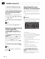 Preview for 74 page of Pioneer SUPERTUNER 3 AVH-P5100DVD Operation Manual