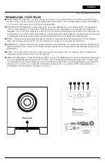 Preview for 17 page of Pioneer SW-10 Operating Manual