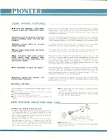 Предварительный просмотр 2 страницы Pioneer SX-1000TD Operating Instructions Manual