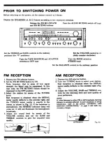 Preview for 14 page of Pioneer SX-1250 Operating Instructions Manual