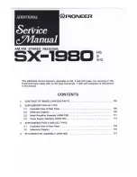 Предварительный просмотр 102 страницы Pioneer SX-1980 Service Manual