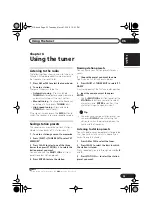 Preview for 25 page of Pioneer SX-316-S Operating Instructions Manual