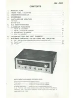 Preview for 2 page of Pioneer SX-424 FVZV Service Manual