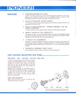 Preview for 2 page of Pioneer SX-990 Installation, Operation And Service Manual