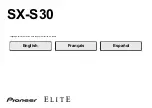 Предварительный просмотр 1 страницы Pioneer SX-S30 Owner'S Manual