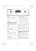 Предварительный просмотр 2 страницы Pioneer SX-SWR1 Operating Instructions Manual