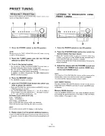 Preview for 11 page of Pioneer SX203 Operating Instructions Manual