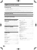 Preview for 14 page of Pioneer TORAIZ SP-16 Operating Instructions Manual