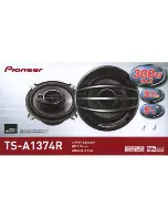 Pioneer TS-A1374R Instruction Manual preview