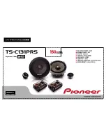 Preview for 2 page of Pioneer TS-C131PRS Manual