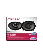 Preview for 1 page of Pioneer TS-D6802R - Car Speaker - 60 Watt Installation Manual