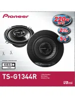 Preview for 3 page of Pioneer TS-G1344R Manual