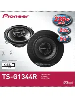 Предварительный просмотр 3 страницы Pioneer TS-G1344R Manual