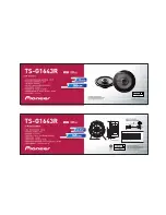Preview for 2 page of Pioneer TS G1643R - 6-1/2" Car Speakers Instruction Manual