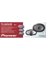 Предварительный просмотр 3 страницы Pioneer TS-G6943R Manual