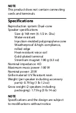 Preview for 8 page of Pioneer TS-MR1600 Installation Manual