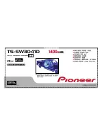 Предварительный просмотр 2 страницы Pioneer TS-SW3041D Brochure & Specs